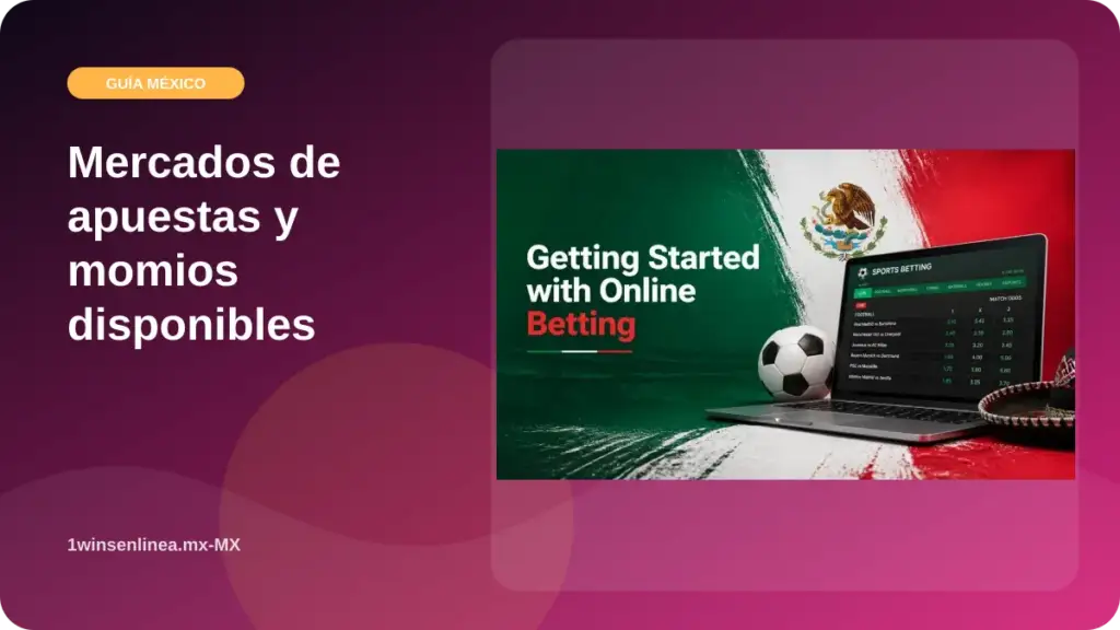Mercados de apuestas y momios disponibles illustration